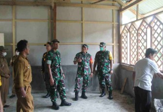 Tinjau pelaksanaan TMMD ke 113 di wilayah Kodim 1427/Pasangkayu