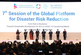 Presiden Joko Widodo resmi membuka GPDRR ke-7 Bali