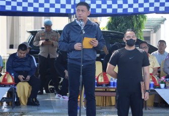 Pembukaan Kejurda Bola Voly Indoor Kapolda Cup 2022 di Makassar