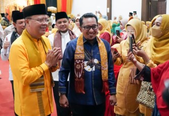 Prosesi pelantikan pengurus Ikatan Keluarga Tanah Datar (IKTD) Provinsi Bengkulu Periode 2022 - 2027.