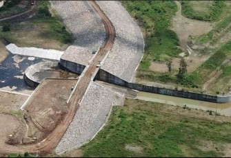 Bendungan Semantok di Kabupaten Nganjuk Jawa Timur 