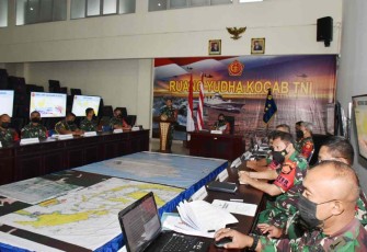 Latihan Posko peserta Latopsduk TNI AL tahun 2022