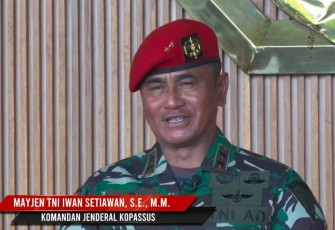 Danjen Kopassus Mayjen TNI Iwan Setiawan 