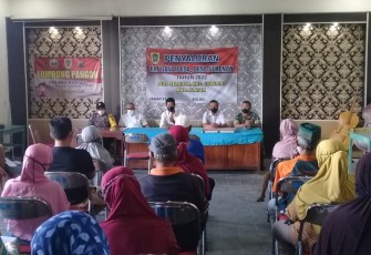 Penyaluran BLT-DD tahun 2022 tahap VI, Desa Serenan, Rabu (8/6/2022).