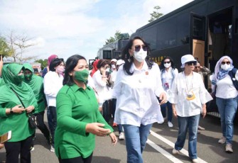 Kunjungan delegasi women 20 di Kodam Kasuari