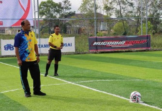 Kapolda kick off resmikan turnamen mini soccer 