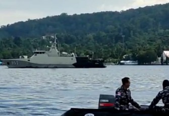 KRI Tatihu-853 jajaran Koarmada III siap siaga pengamanan kegiatan W20 dan Y20 di Manokwari 