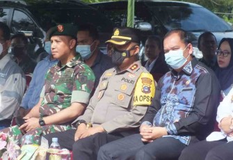 Kapten Cba Virgo Eviryansyah saat menghadiri peresmian UKK layanan paspor