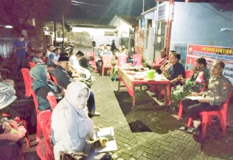 Kapolsek Tallo komunikasi dengan berbagai elemen masyarakat 
