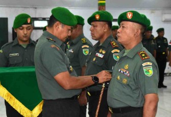 Korp raport anggota pindah dan baru Kodim 1707/Merauke 