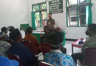 Pangdam Kasuari saat bertatap muka bersama masyarakat 