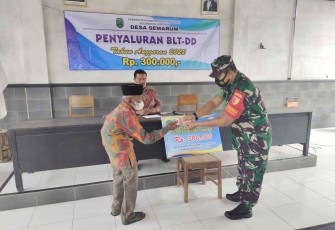 Pendampingan warga binaan menerima BLT DD