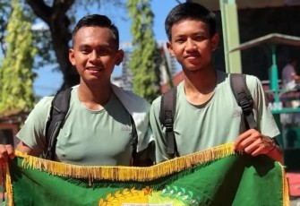 Prajurit Denpom DIvif 3 Kostrad Juara Turnamen Tenis Lapangan