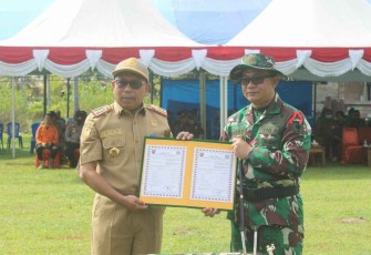 Bupati Mamuju resmikan TMMD ke 114 Kodim 1418/Mamuju