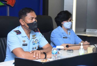 Wadan Koharmatau saat ikuti Pembekalan Ibu Winayadhati Kanya Sena secara virtual di Koharmatau 