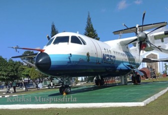 N250 Gatotkaca salah satu koleksi Museum Pusat TNI AU Dirgantara Mandala Yogyakarta 