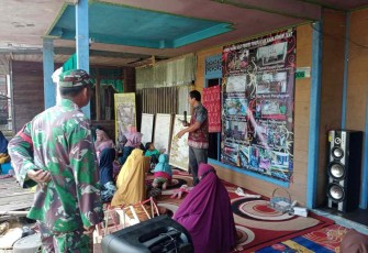 Serda Aliansya saat komsos pelatihan usaha temen warga binaan