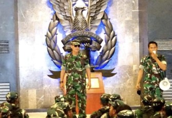 Kamuspusdirla saat menyampaikan pengarahan kepada peserta komcad matra udara