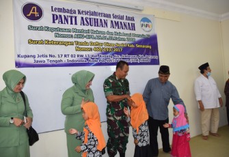 Anjangsana peringatan HUT Ke-61 Korem 073/Mkt