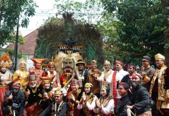 Karnaval budaya di Malang