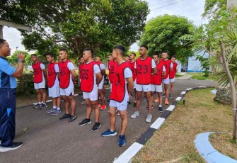 Test Samapta Casis Bintara PK TNI AU di Lanud Maimun Saleh 