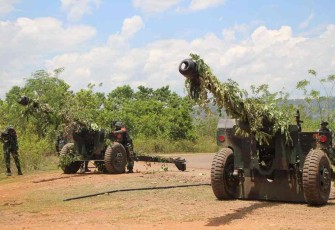 Latihan Taktis Tingkat Baterai Yonarmed 6 Kostrad 