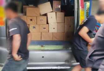Barang bukti Hasil Tembakau Jenis Sigaret Kretek Mesin
