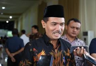 Dirjen Tanaman Pangan Suwandi saat konferensi pers 