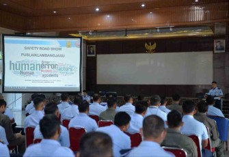 Lambangja di Lanud Sultan Hasanuddin, Rabu (21/9)