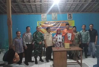 Penetapan no urut calon kades