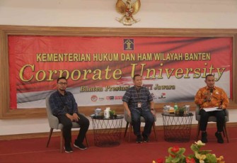 Sosialisasi Bank Syariah Indonesia KC Tangerang di Kanwil Kemenkumham Banten. Kamis (6/10)