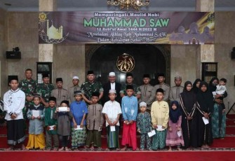 Maulid Nabi Muhammad SAW di DIvif 2 Kostrad