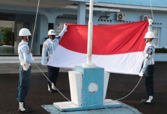 Upacara bendera 17-an Lanud Sutan Sjahrir 