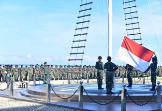 Upacara bendera 17-an Koarmada III 