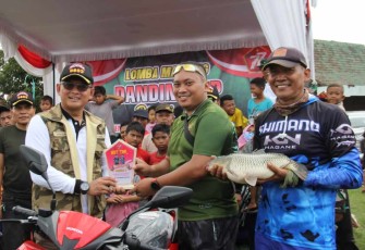 Lomba mancing Kodim Madiun
