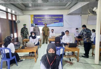 Tes Calon Perangkat Desa di wilayah binaan 