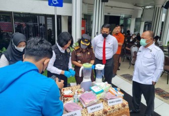 Pemusnahan barang bukti narkoba 