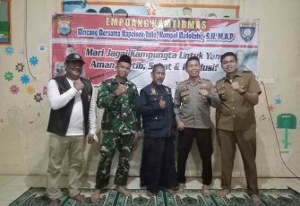 Sinergitas TNI-POLRI di wilayah hukum Polsek Tallo
