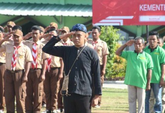 Upacara bendera Hari Sumpah Pemuda Ke-94 di Lapas Cilegon 