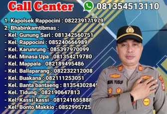 Call Center Bhabinkamtibmas Polsek Rappocini 