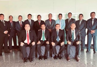 Foto bersama delegasi Tentara Udara Diraja Malaysia 