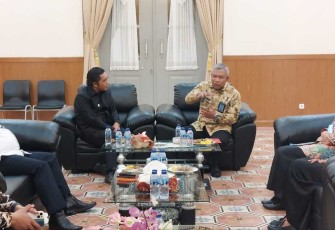 Kakanwil saat Audiensi dengan Pj. Gubernur Banten