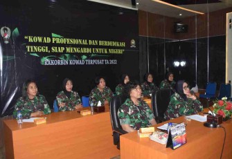 Pelaksanaan rakor prajurit  Kowad jajaran Korem 073/Mkt