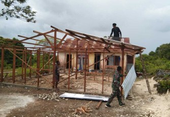 Program Kasad RTLH di Kampung Jitmau Distrik Aitinyo Kabupaten Maybrat 