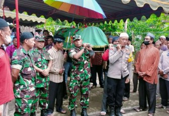 Takziah Purnawirawan TNI wilayah Kodim 0806/Trenggalek 