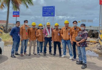 Peserta Diklat Tally Mandiri di Cilegon Banten
