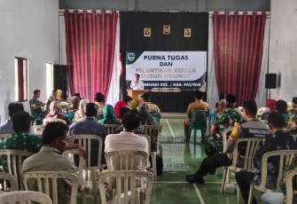 Pelantikan Kepala Dusun Wilayah Binaan