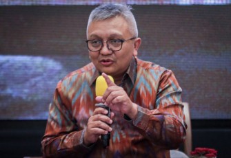 Deputi Bidang UKM KemenkopUKM Hanung Harimba Rahman saat Business Matching UKM di Jakarta 