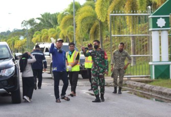 Fogging zona netral perbatasan RI Malaysia 