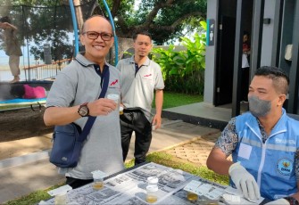 Test urine peserta rakor Kemenkumham Banten 